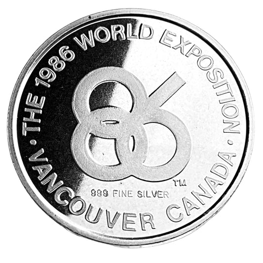 .5436 ozt Expo Centre 999 Silver Round