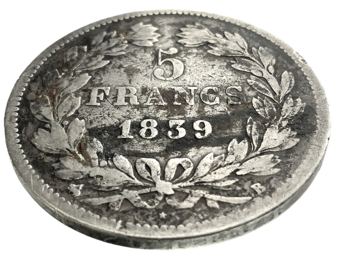 .723 ozt 1839 Louis Philippe I 5 Francs
