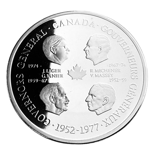1.445 ozt 4 Governors General Silver Medal
