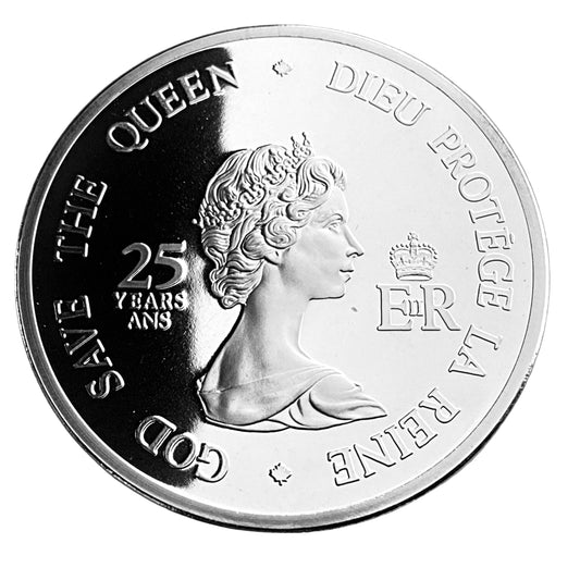 1.445 ozt 4 Governors General Silver Medal