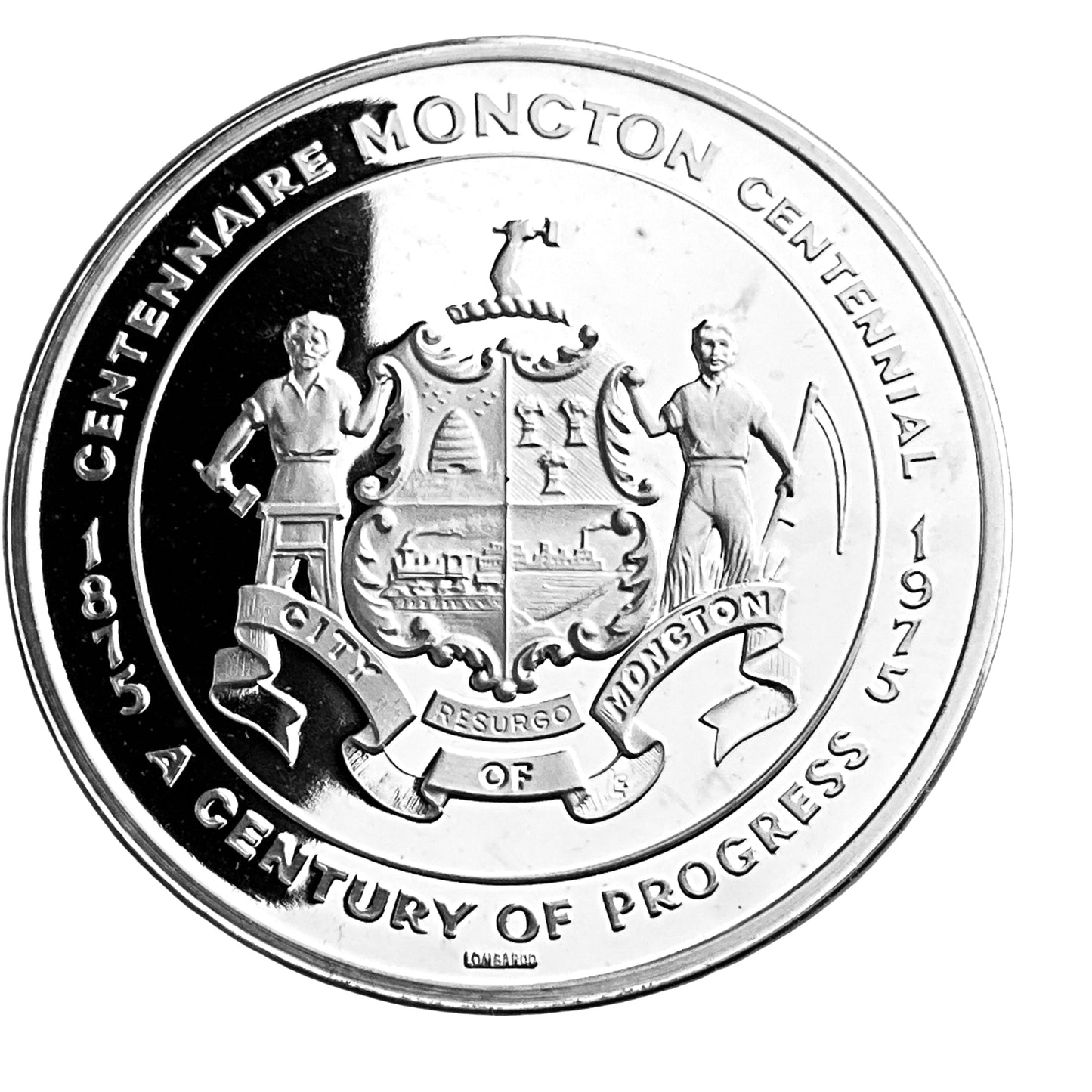 .720 ozt 100th Moncton Progress 999 Silver