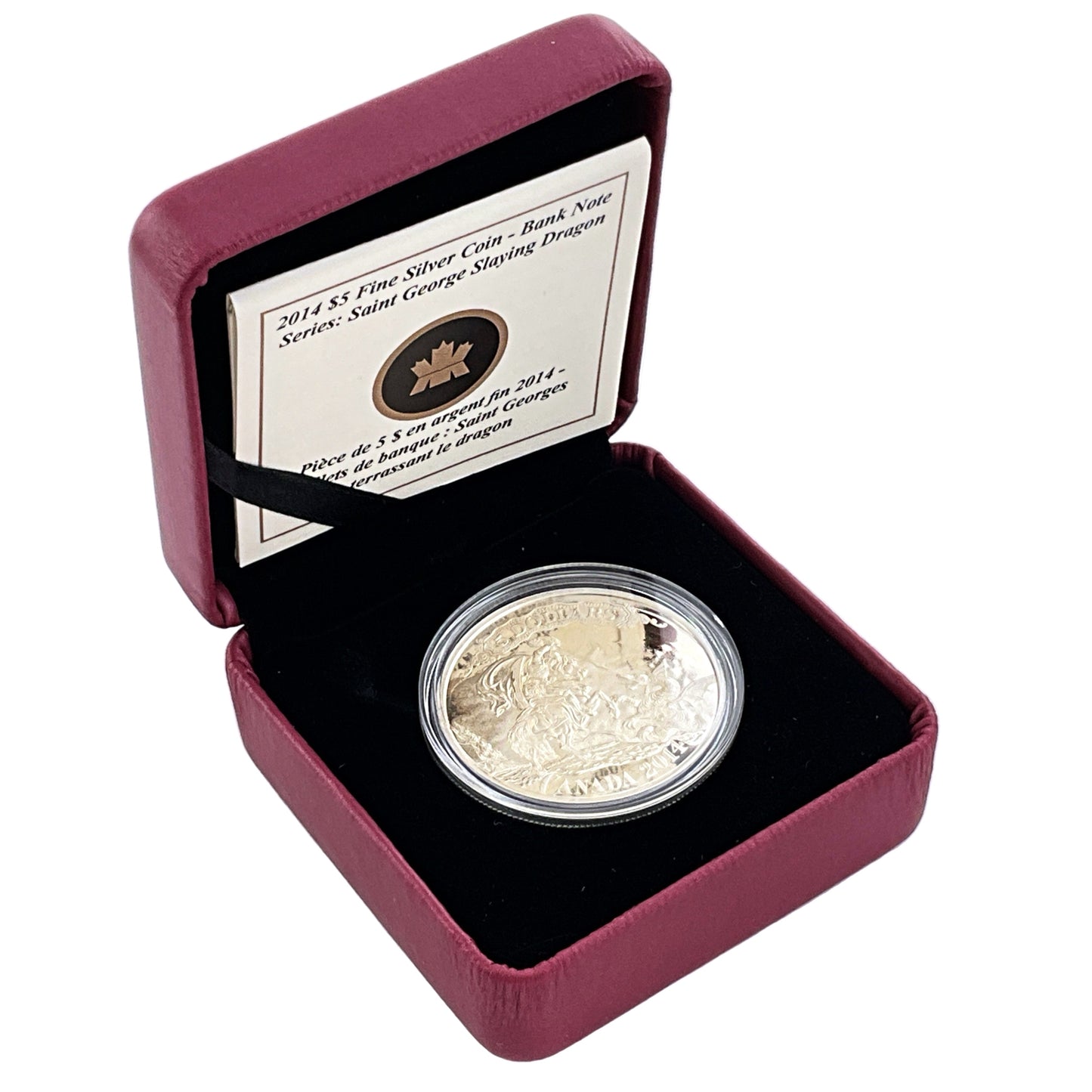 .740 ozt Slaying Dragon 9999 Silver $5