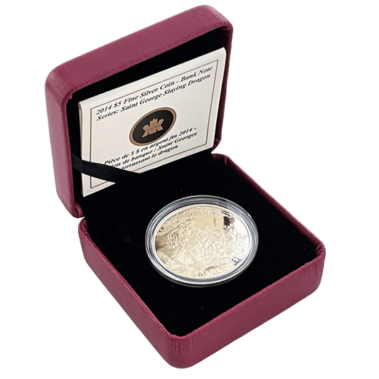 .740 ozt Slaying Dragon 9999 Silver $5