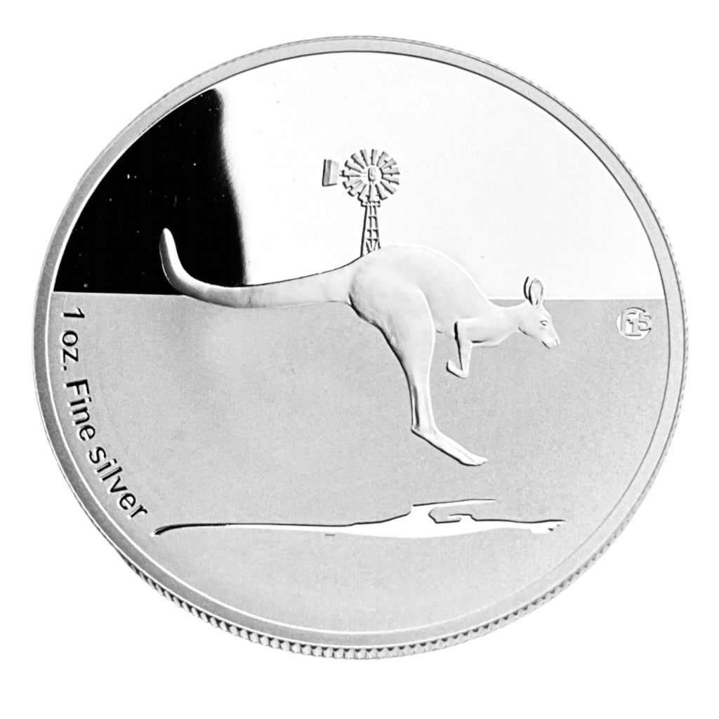 1 ozt Kangaroo Outback 999 Silver $1