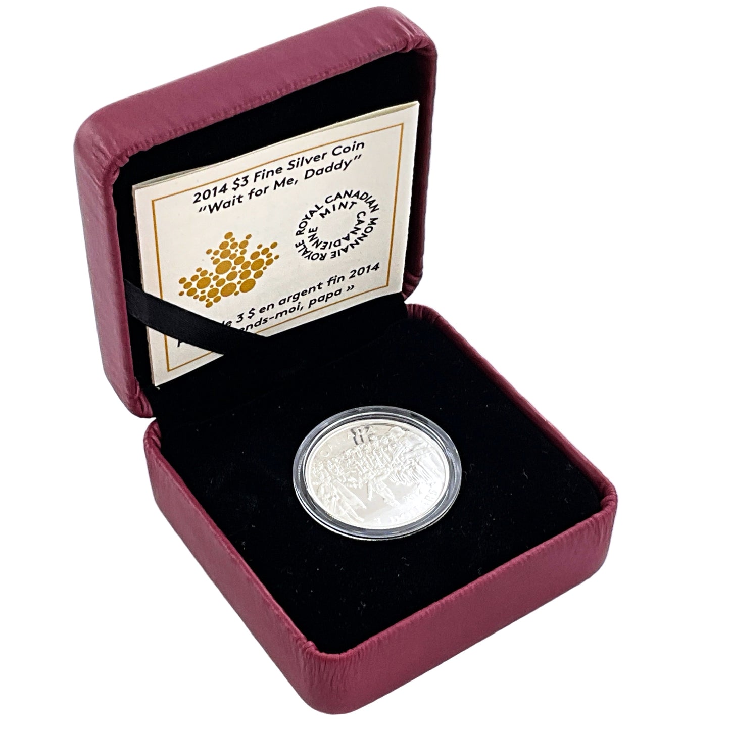 .256 ozt Wait for Me Daddy 9999 Silver $3