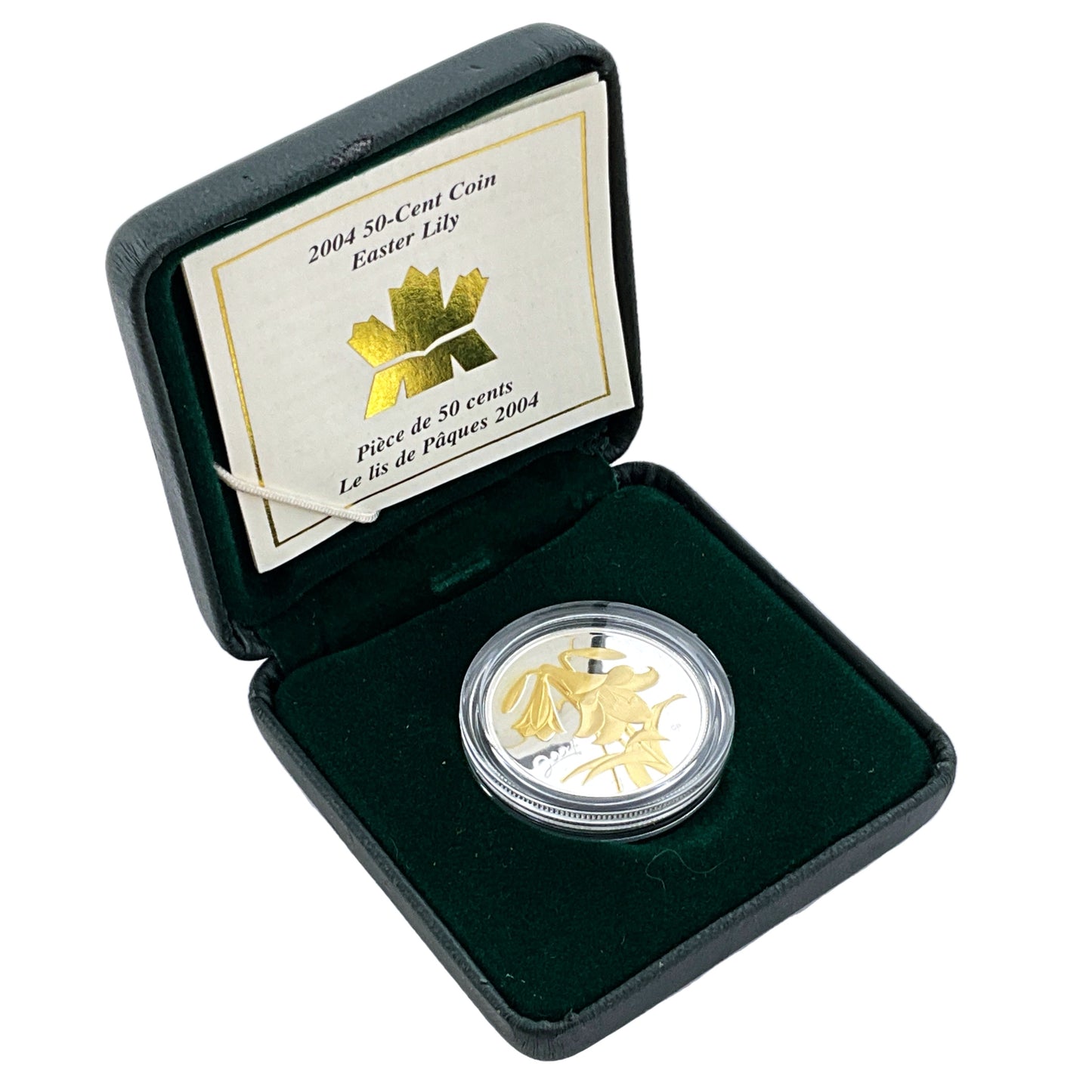 .277 ozt Golden Easter Lily Silver 50¢