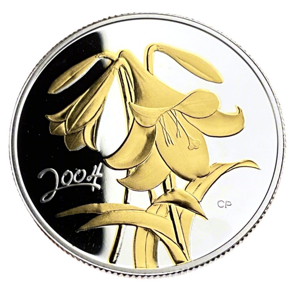 .277 ozt Golden Easter Lily Silver 50¢