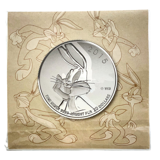 .250 ozt Bugs Bunny 9999 Silver $20 Coin