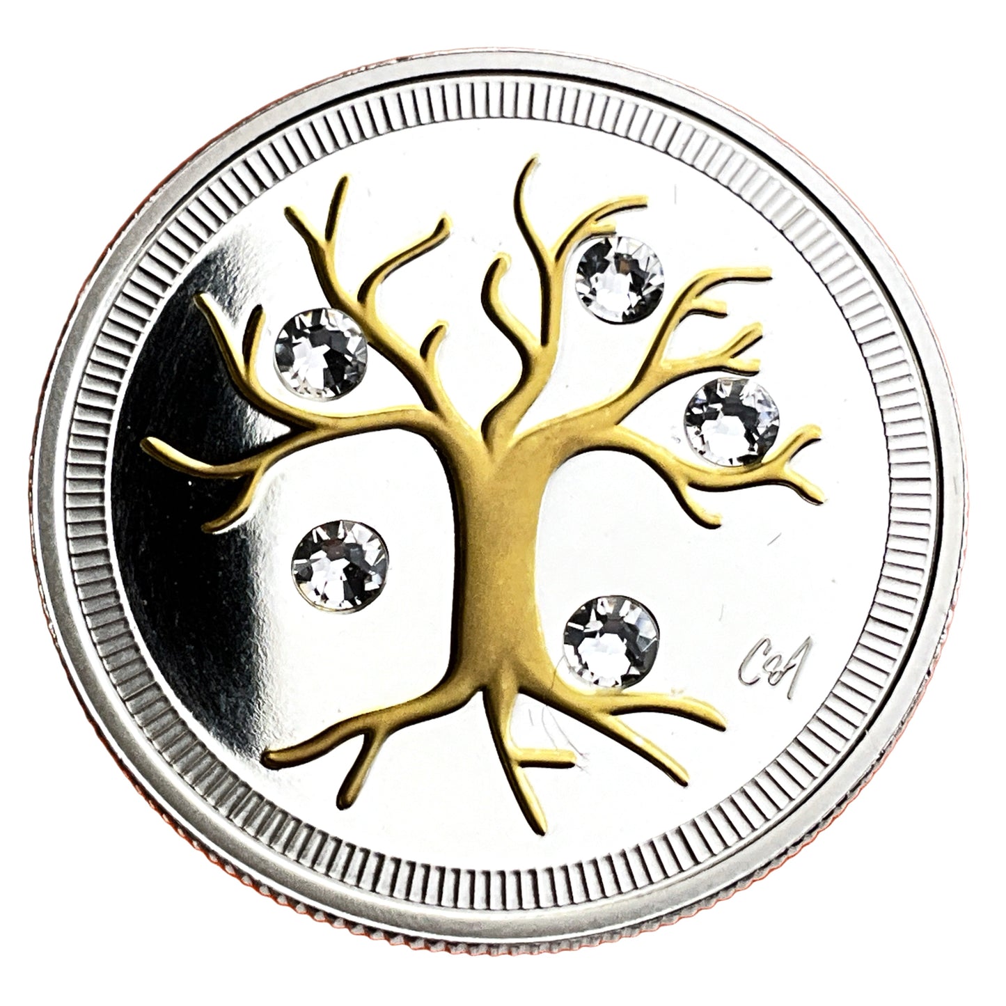 .256 ozt Jewel of Life 9999 Silver $3 Coin