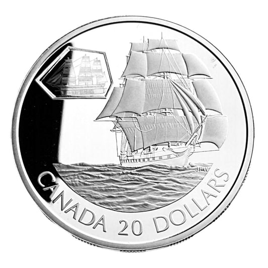 .925 ozt RCM Marco Polo Silver $20 Coin