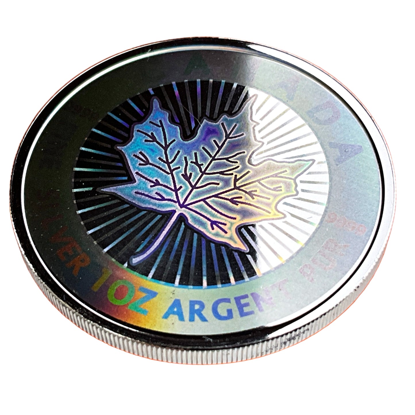 1.9 ozt Maple Hologram 9999 5-Coin Set