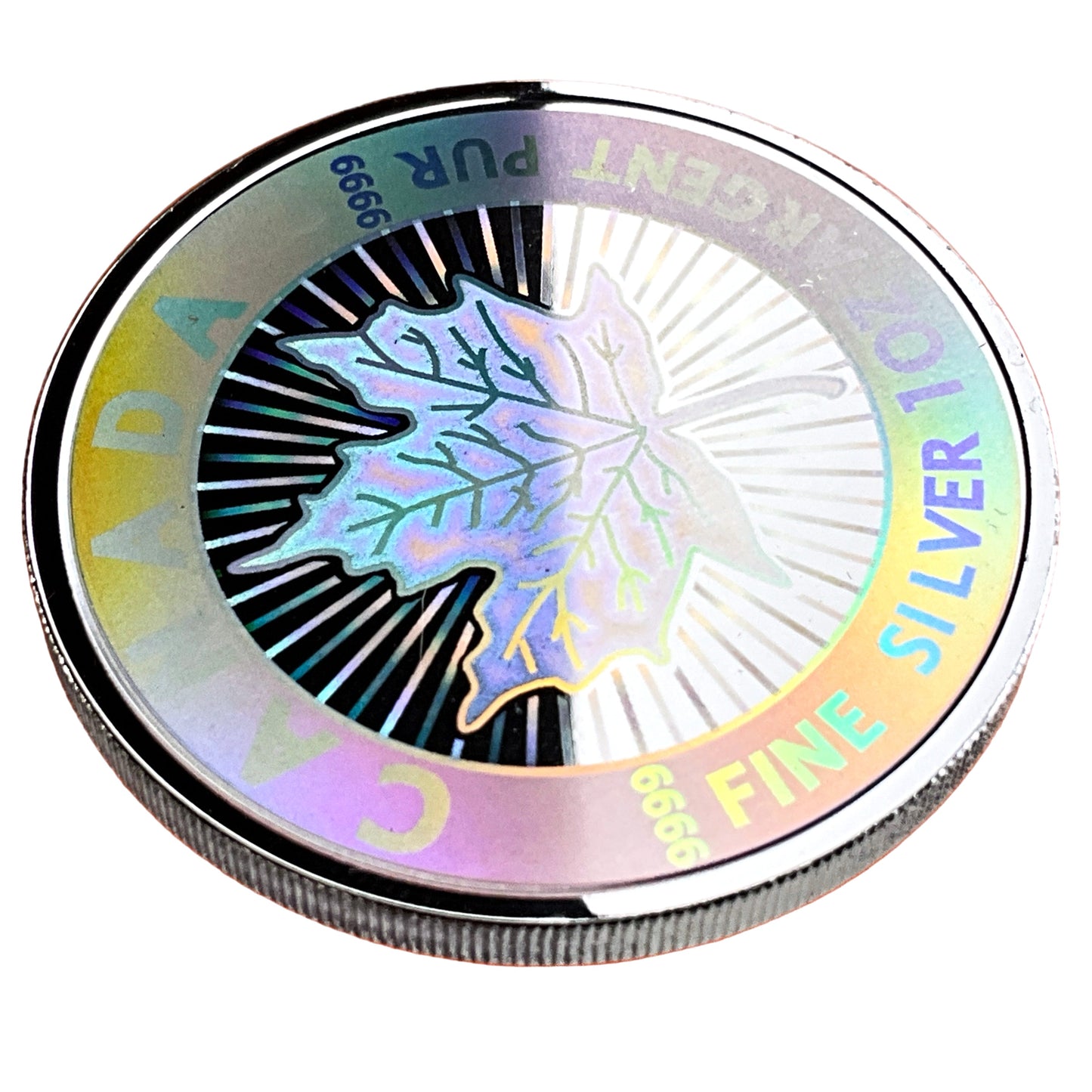 1.9 ozt Maple Hologram 9999 5-Coin Set