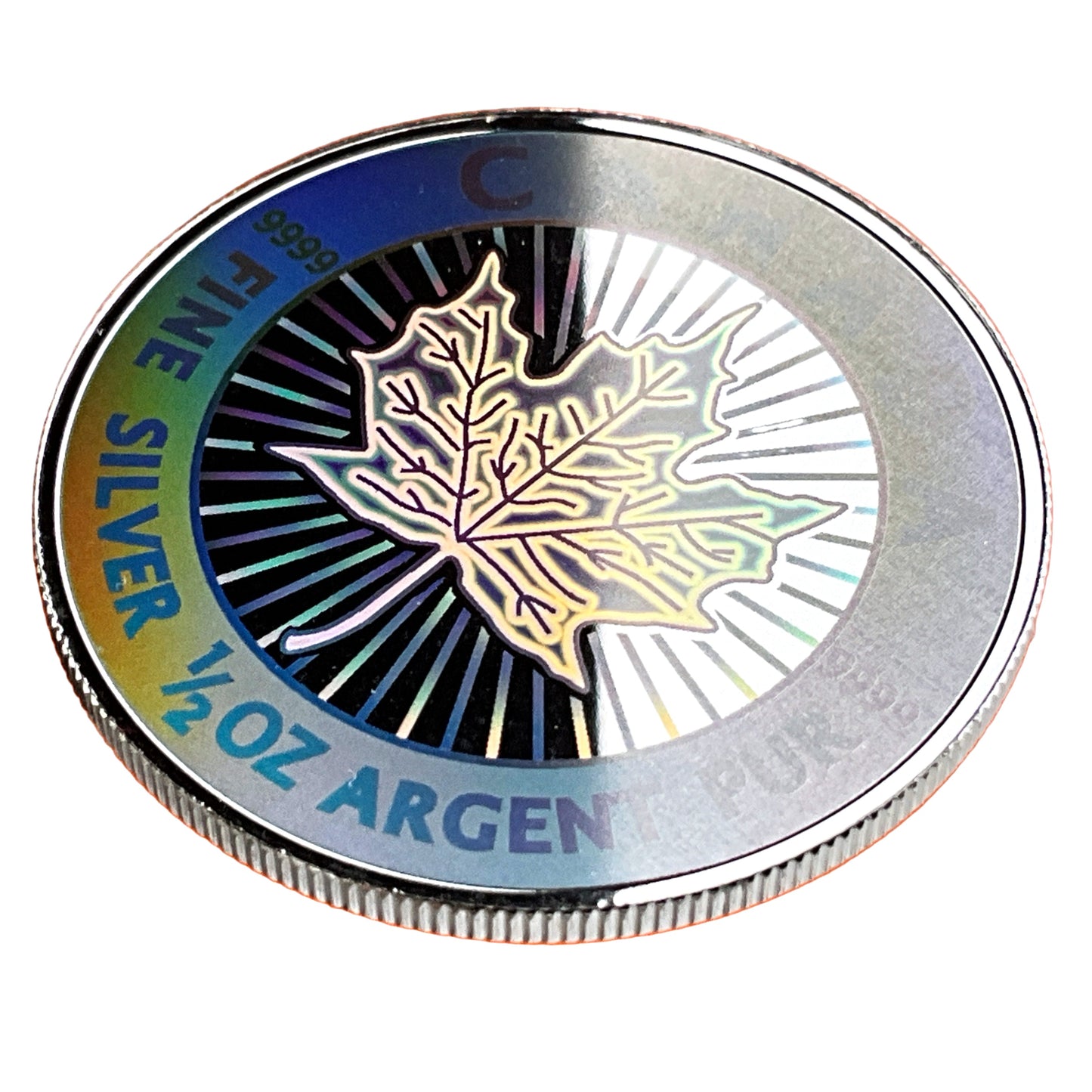 1.9 ozt Maple Hologram 9999 5-Coin Set