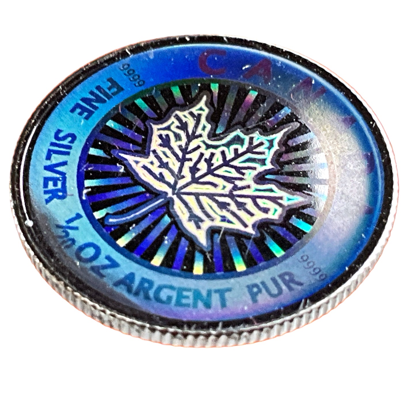 1.9 ozt Maple Hologram 9999 5-Coin Set