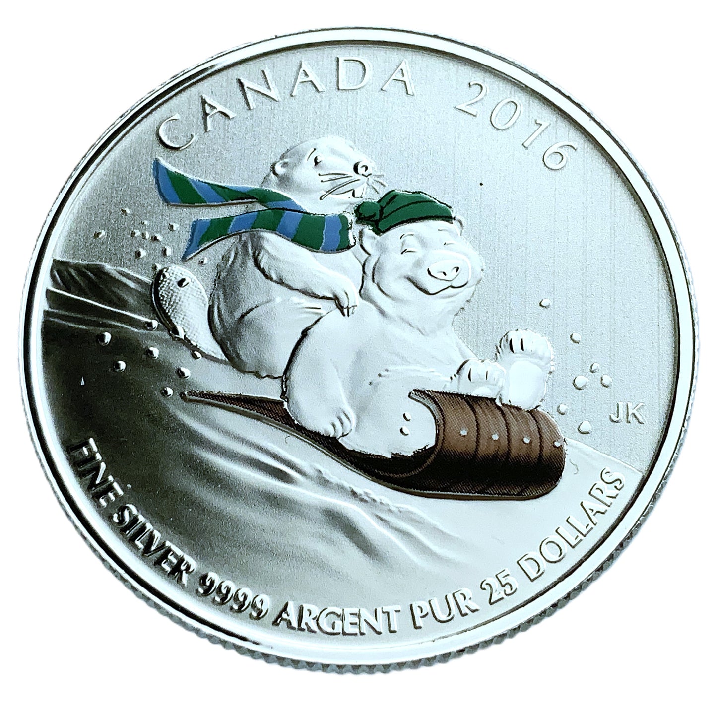 .255 ozt Winter Fun 9999 Silver $25