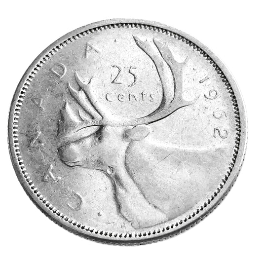 .15 ozt Caribou Canada Silver Quarter 25¢