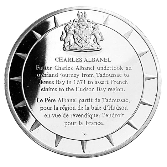 1.210 ozt Charles Albanel Silver Round
