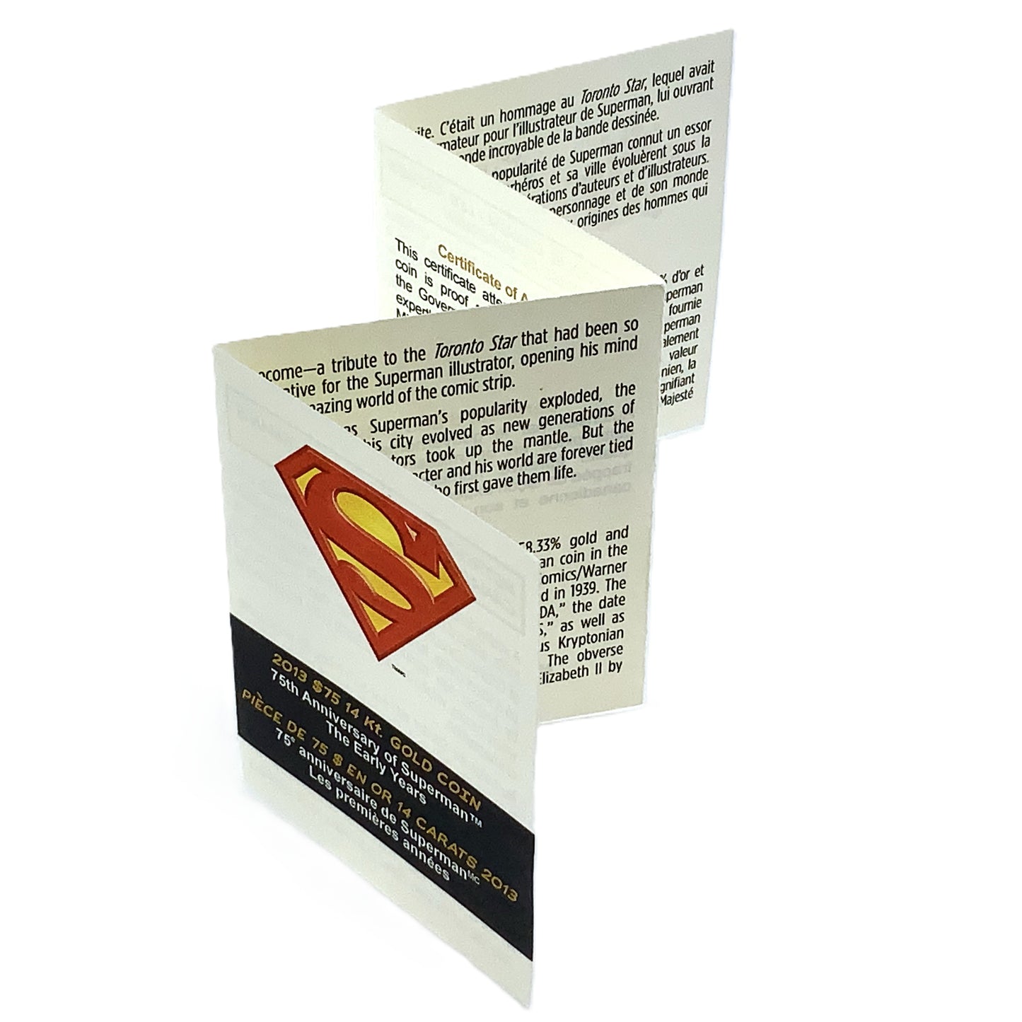 .225 ozt Superman Early Years Gold $75