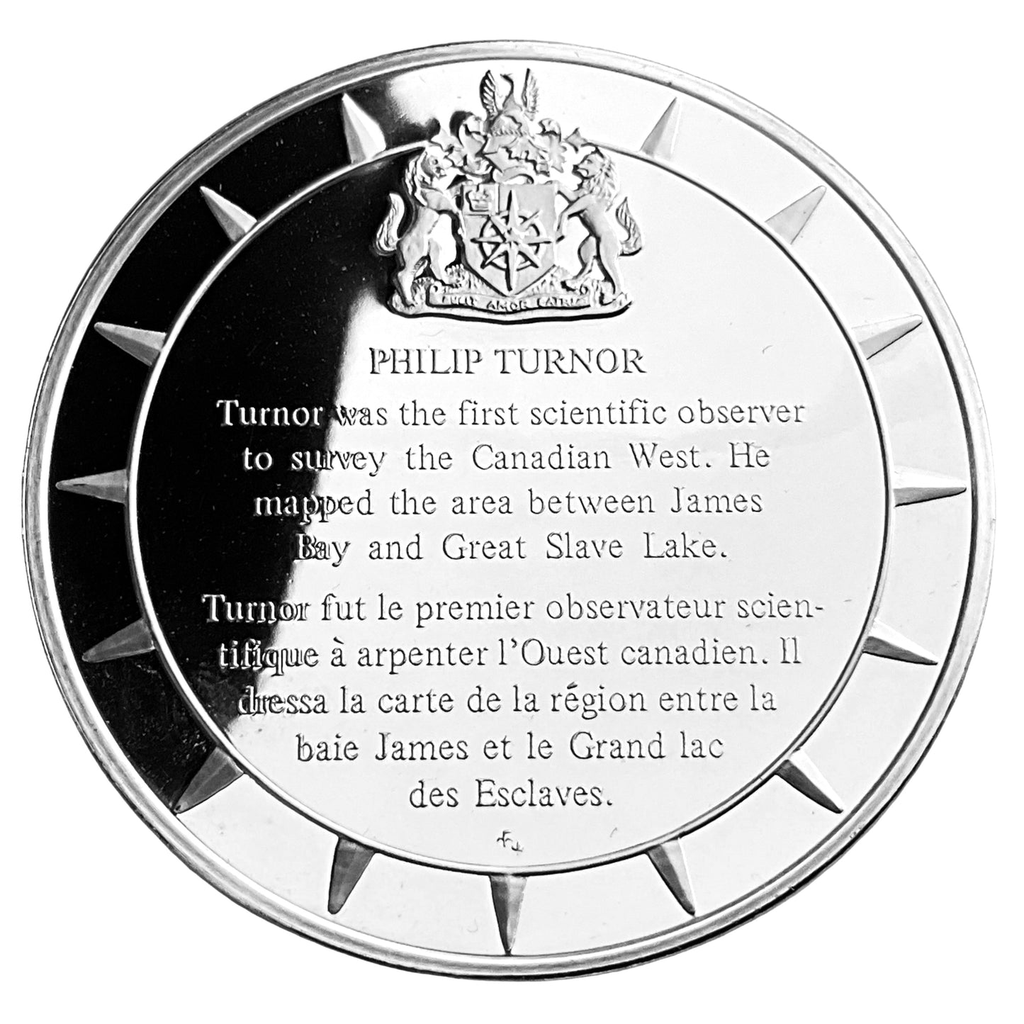 1.210 ozt Philip Turnor Silver Round