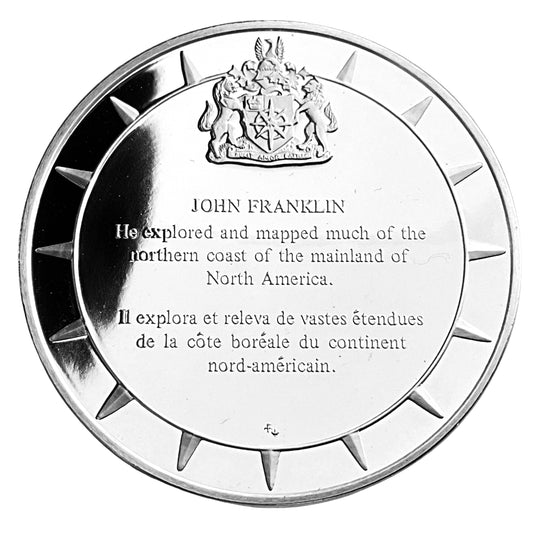 1.210 ozt John Franklin Silver Round