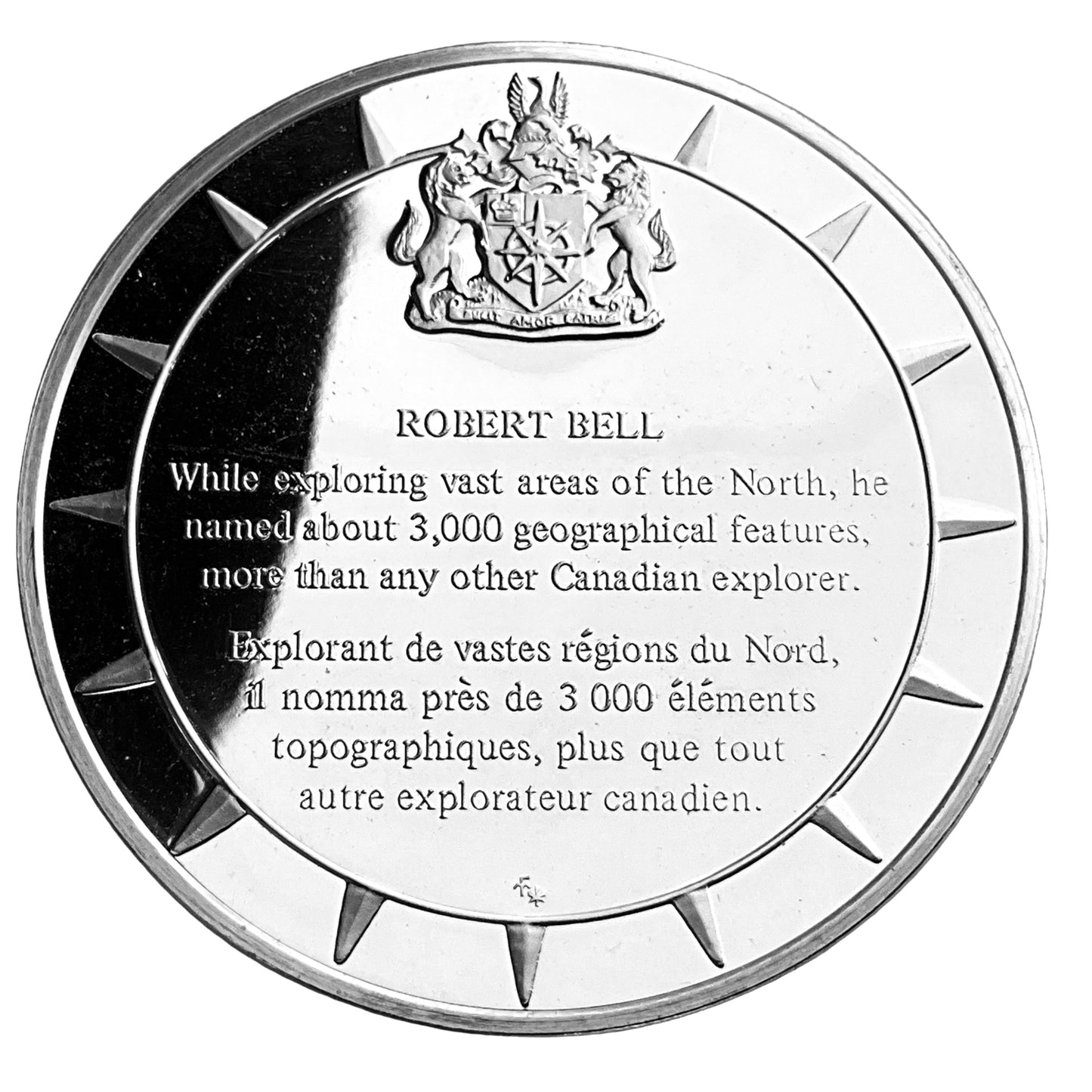 1.210 ozt Robert Bell Silver Round