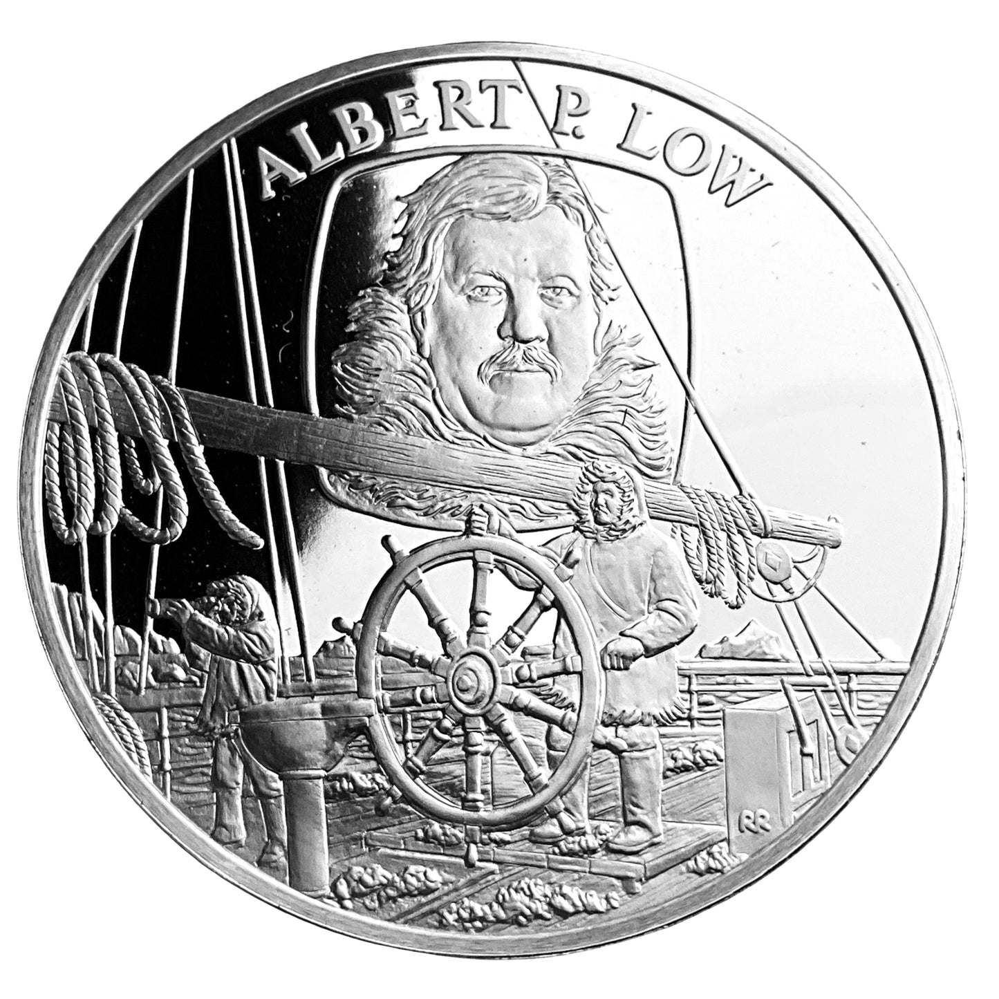 1.210 ozt Albert P. Low Silver Round