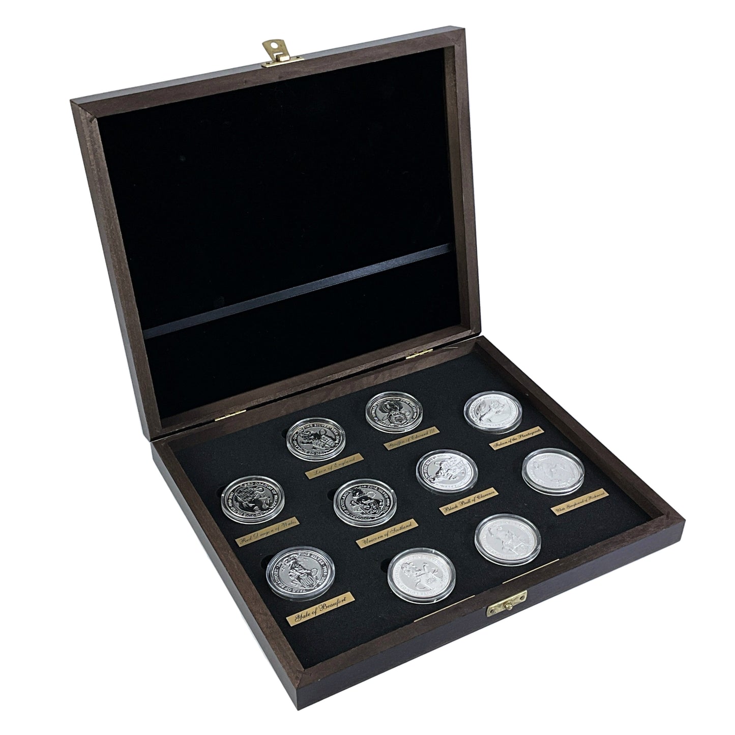 20 ozt Queen's Beasts 9999 Silver £5 Set Set