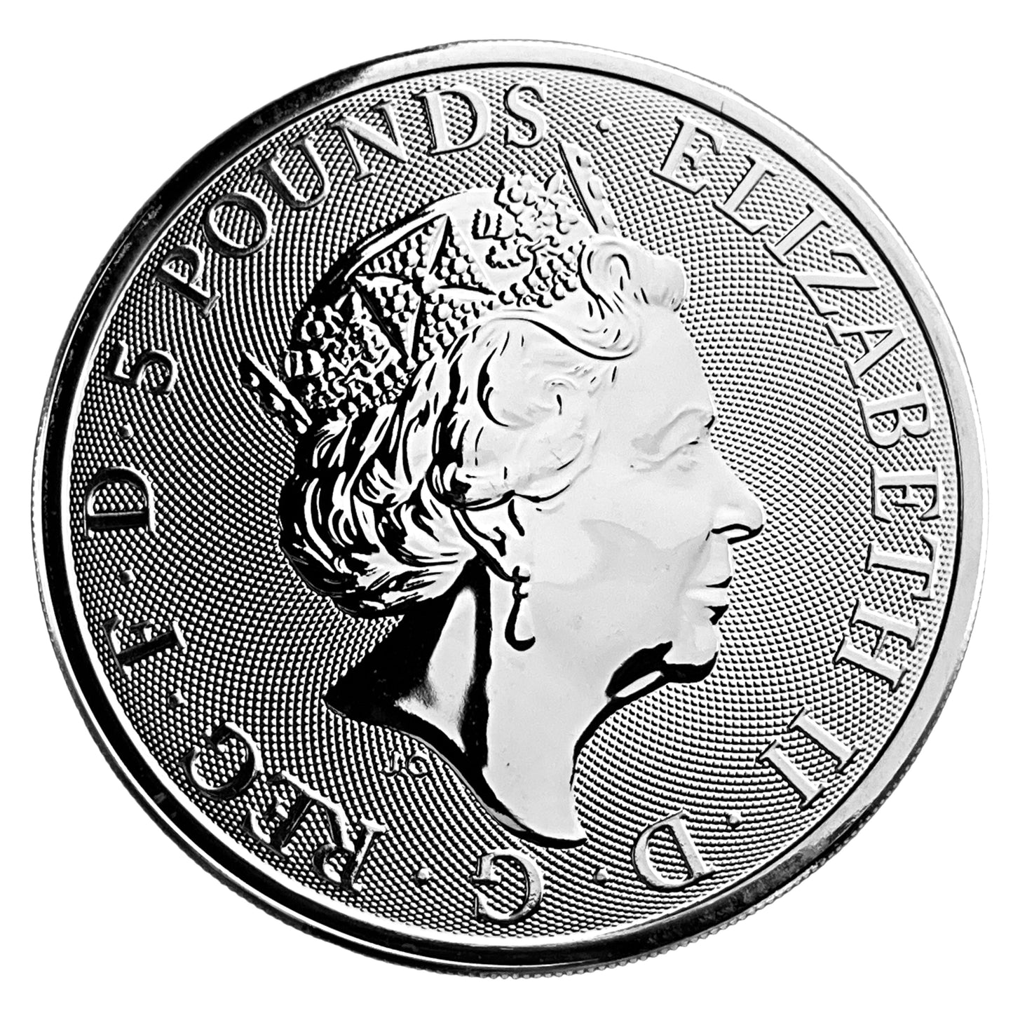 20 ozt Queen's Beasts 9999 Silver £5 Set Set