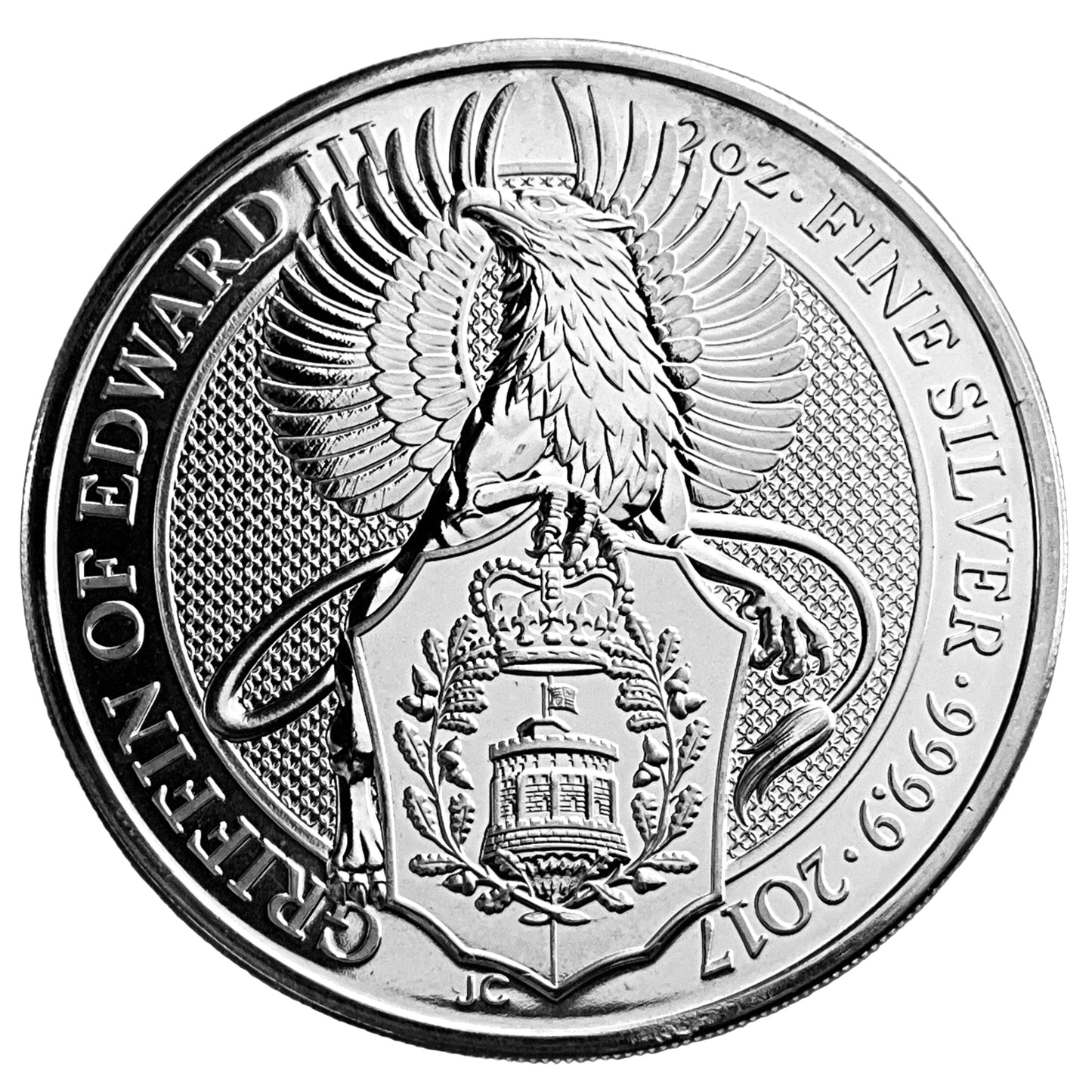 20 ozt Queen's Beasts 9999 Silver £5 Set Set