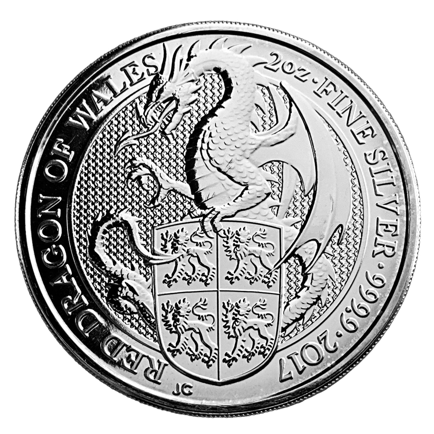 20 ozt Queen's Beasts 9999 Silver £5 Set Set