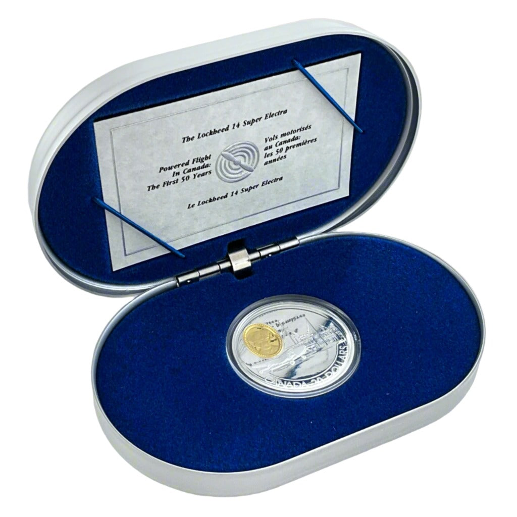 .925 ozt Lockheed 14 Super Electra Silver $20