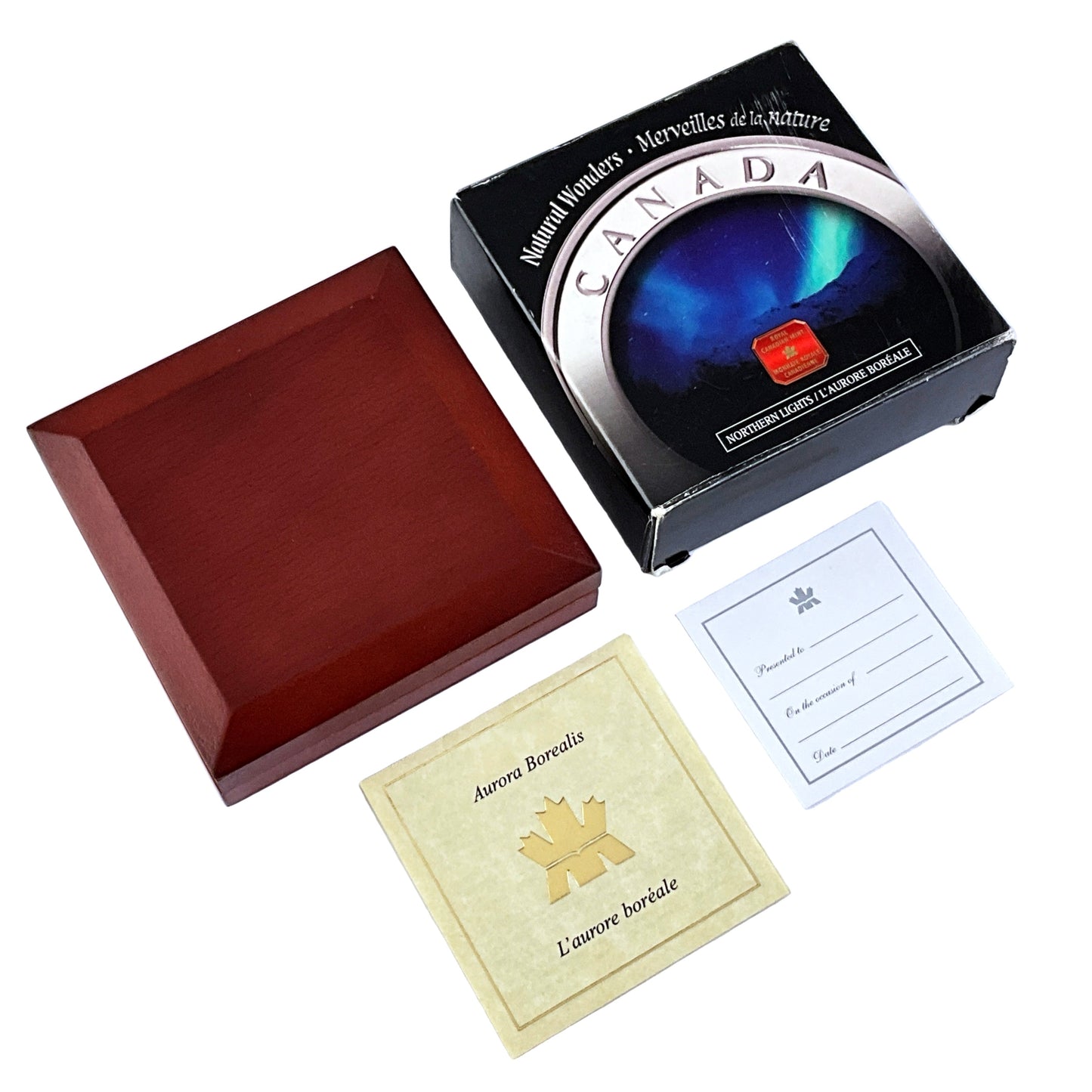 1.01 ozt Northern Lights 9999 Silver $20 Coin