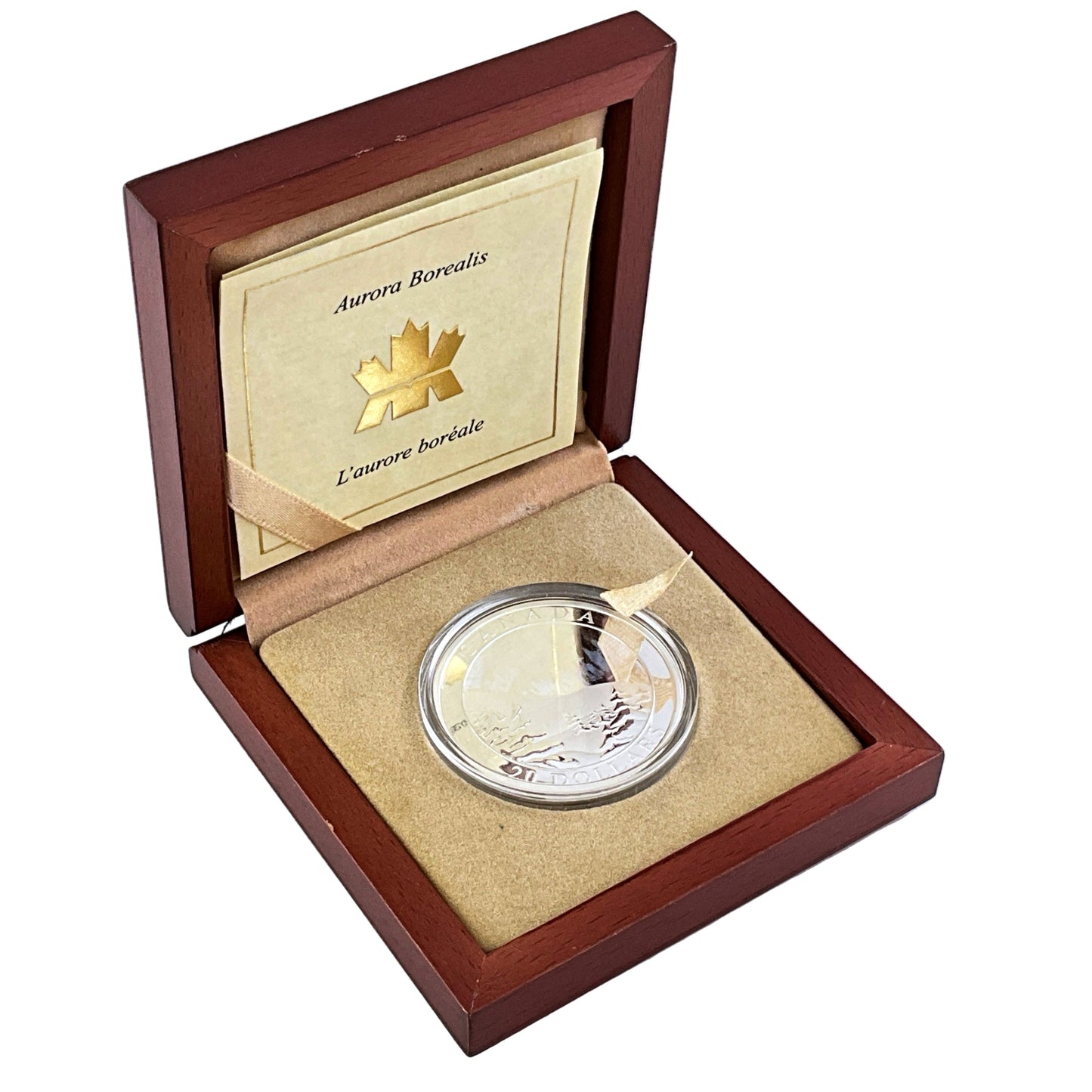 1.01 ozt Northern Lights 9999 Silver $20 Coin