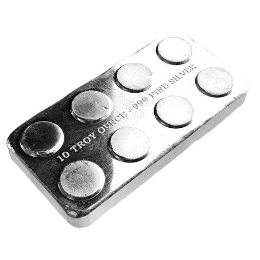 10 ozt Monarch Stackable 999 Silver Building Block
