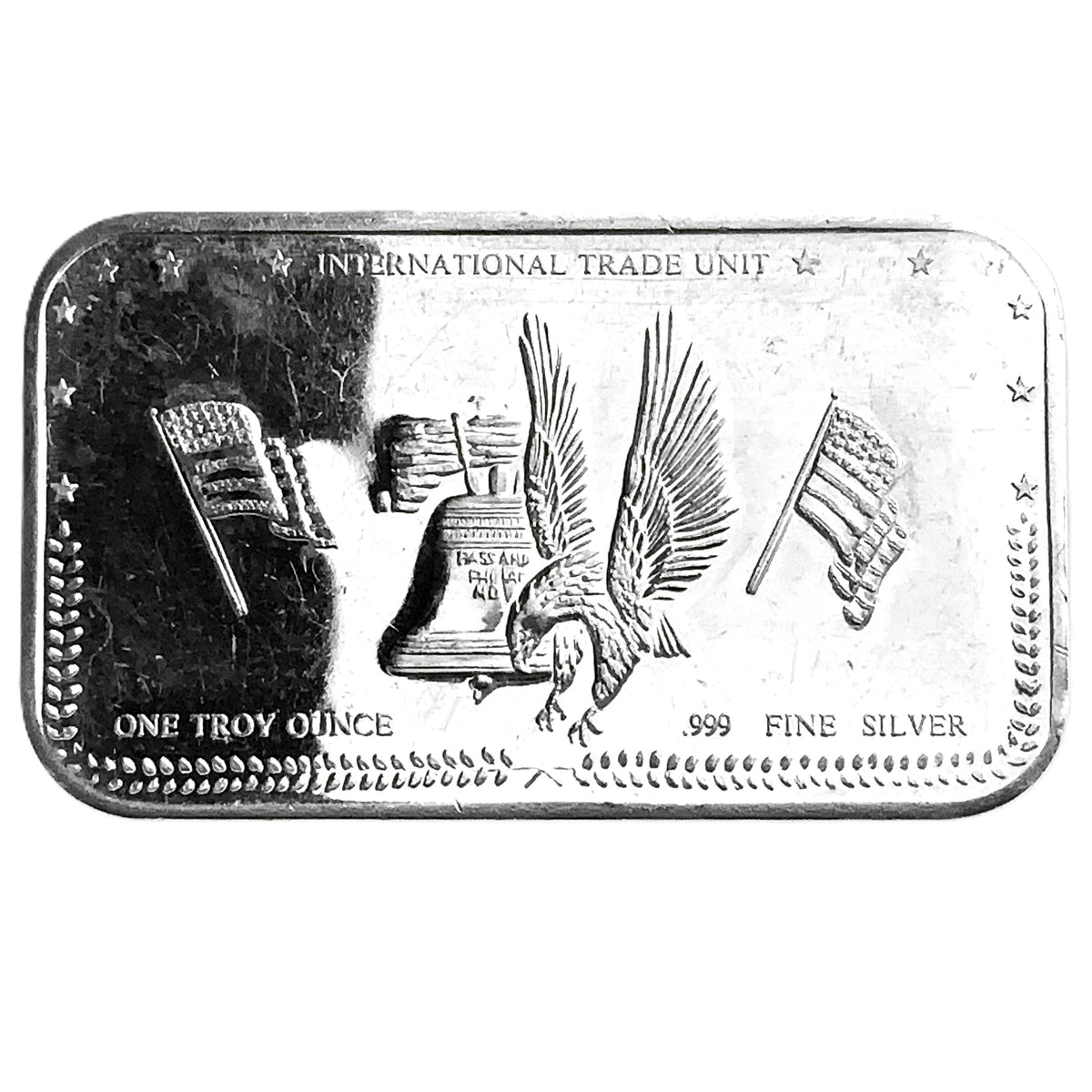 1 ozt International Trade Unit 999 Silver Bar