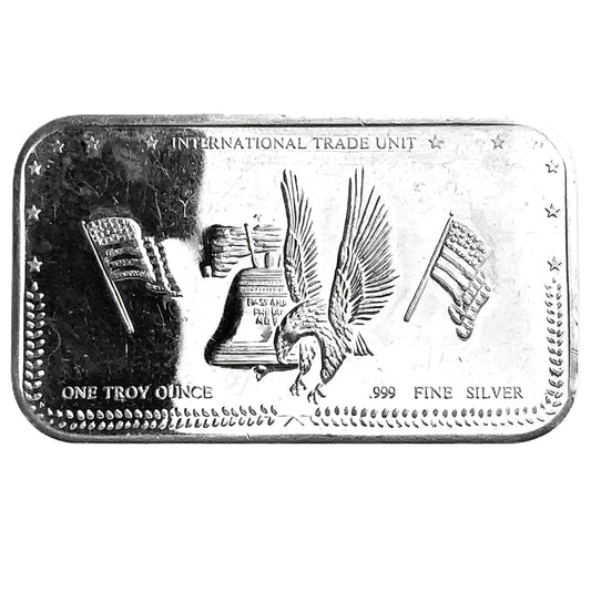 1 ozt International Trade Unit 999 Silver Bar