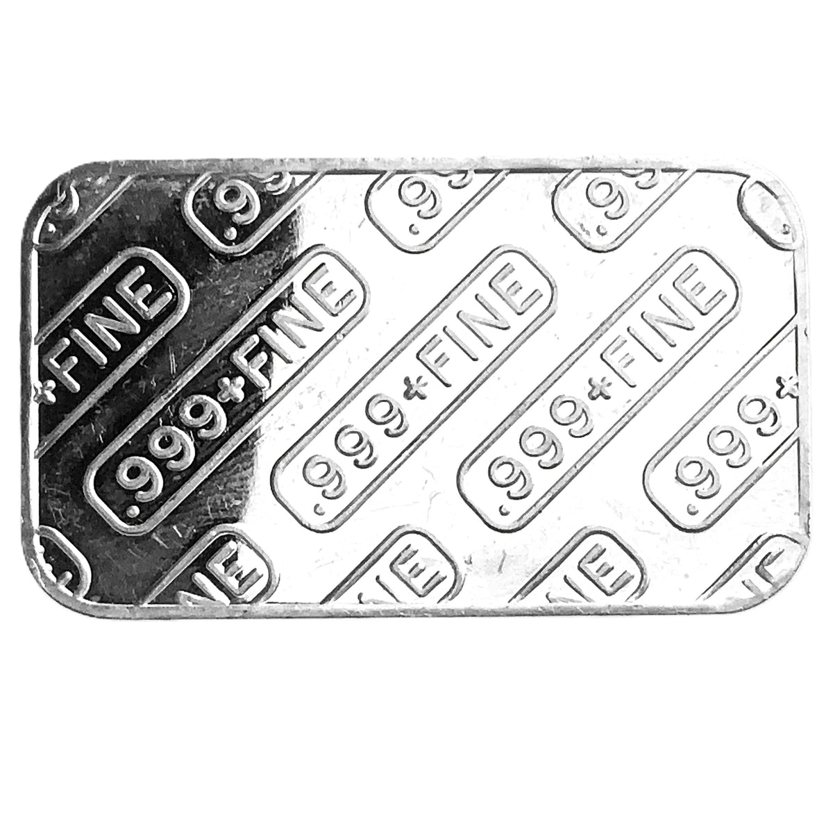 1 ozt International Trade Unit 999 Silver Bar