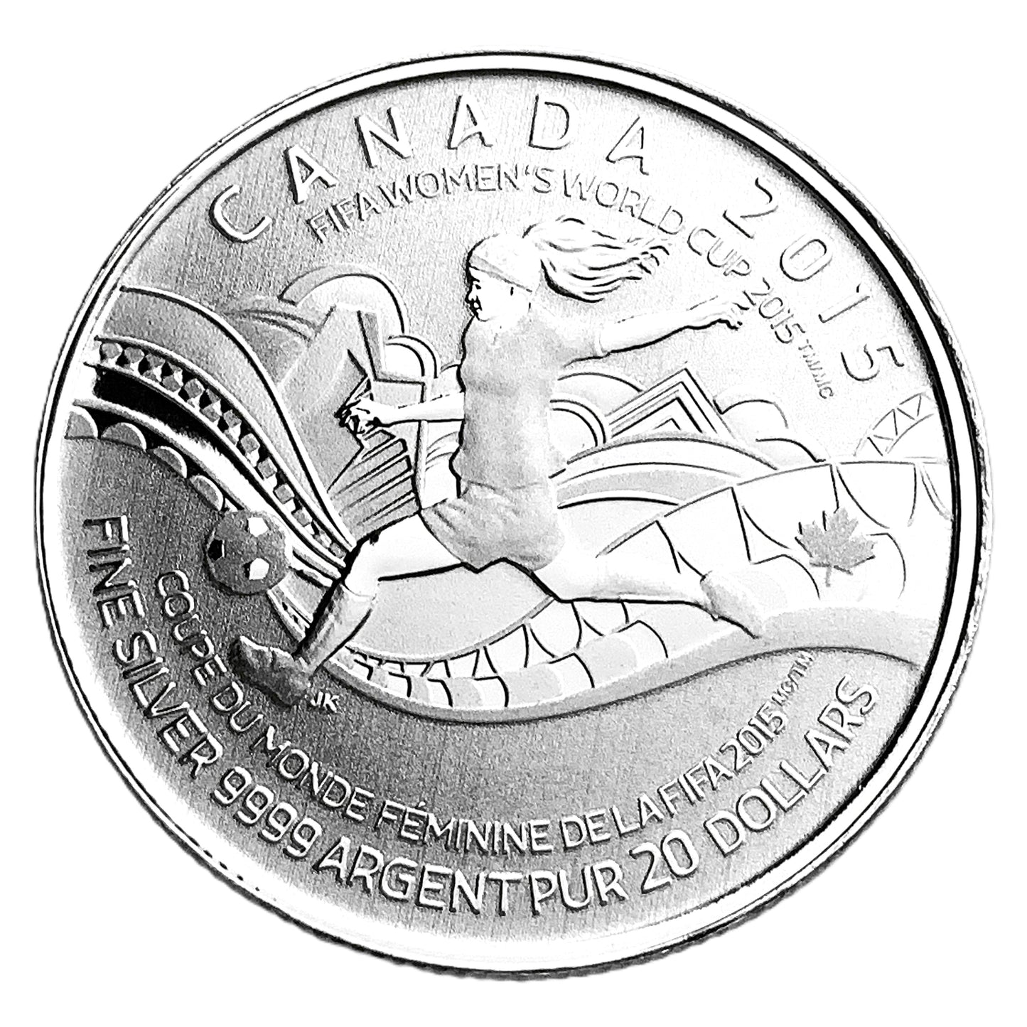 .250 ozt FIFA Women World Cup 9999 Silver $20