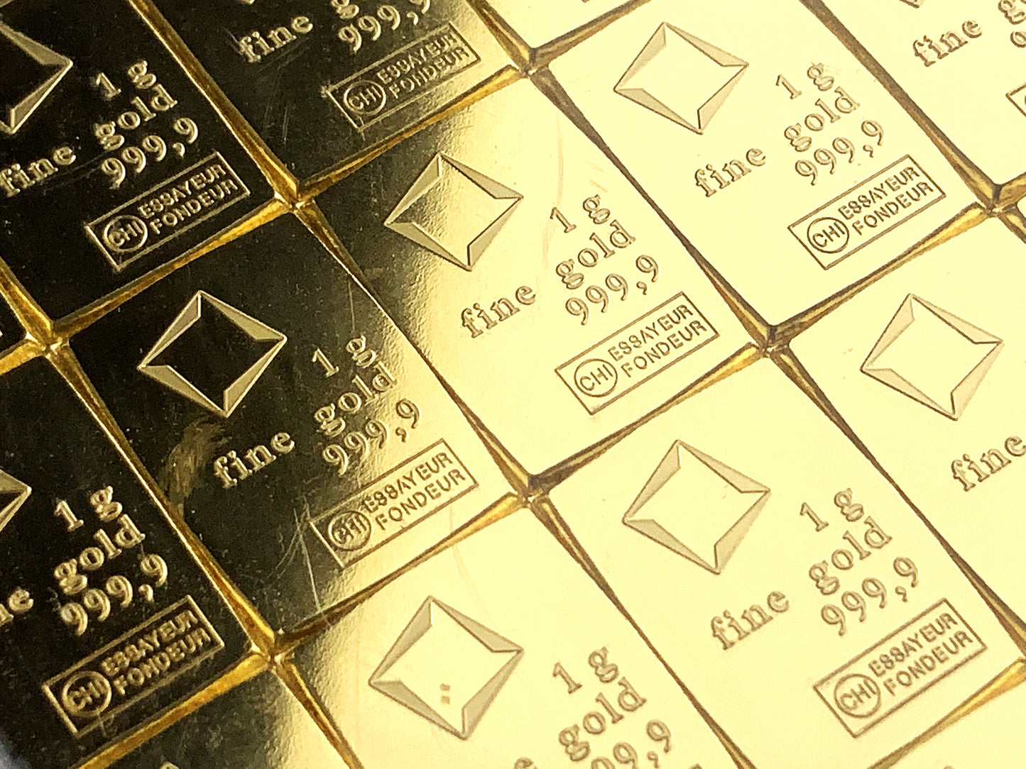 20 gram (20 x 1g) Valcambi 9999 Gold Bar