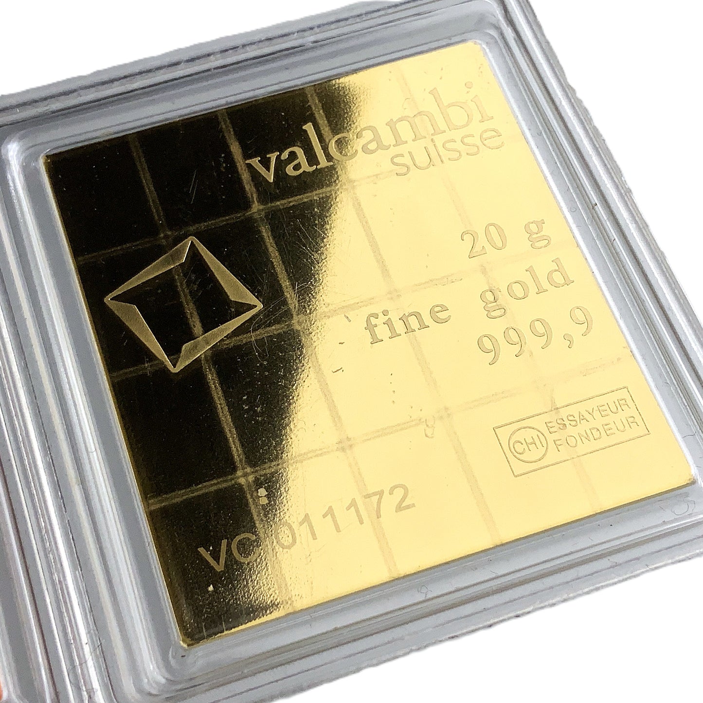 20 gram (20 x 1g) Valcambi 9999 Gold Bar