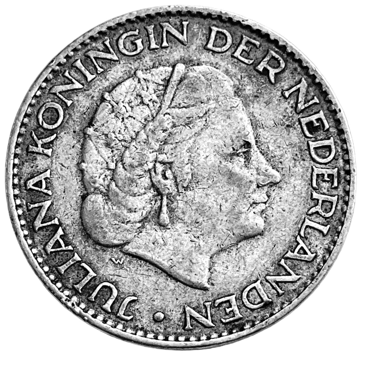 .150 ozt 1957 Netherlands Silver 1 Gulden