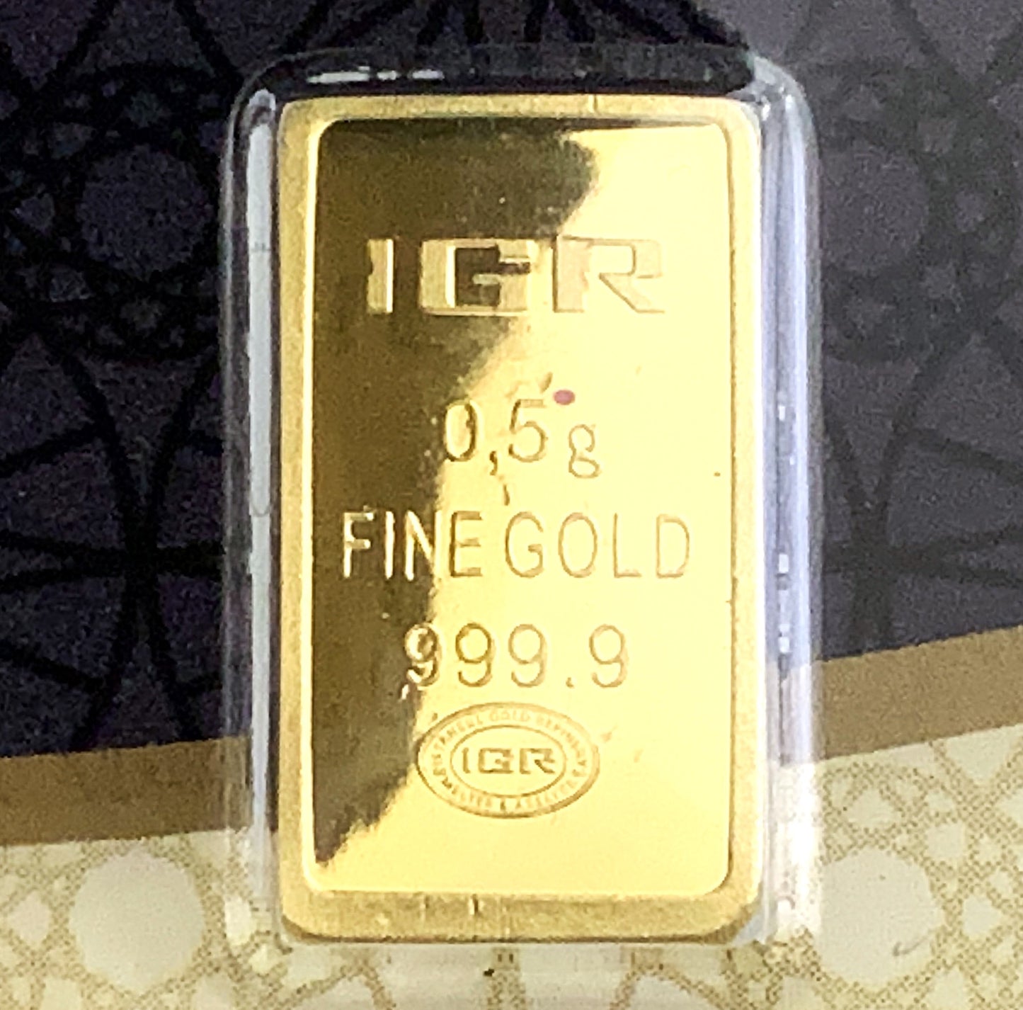 0.5 gram IGR Istanbul Refinery 9999 Gold Bar