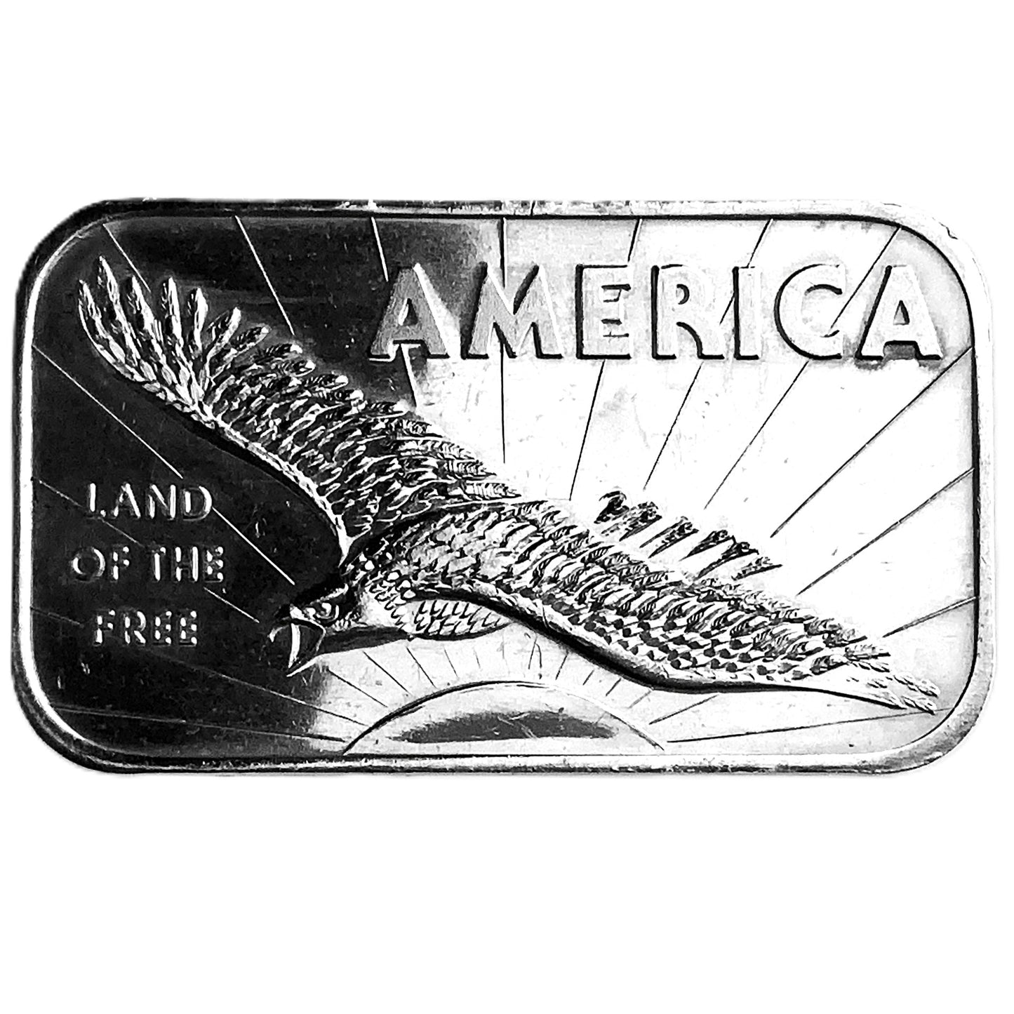 1 ozt America Land of the Free 999 Silver Bar