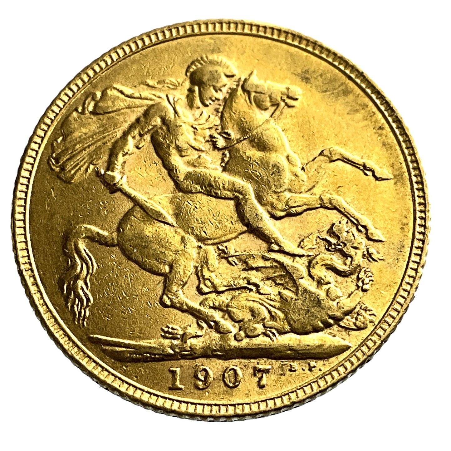 .2355 ozt 1907 King Edward VII Sovereign £1