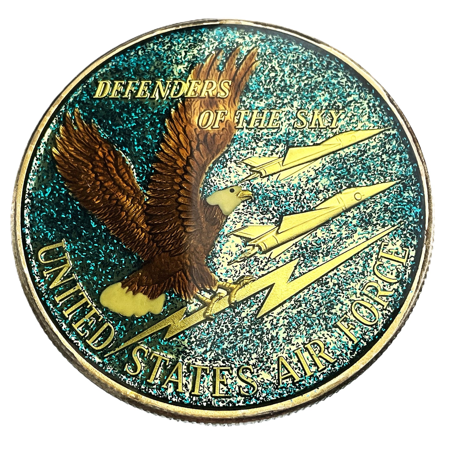 1 ozt Desert Storm Air Force 999 Silver Round