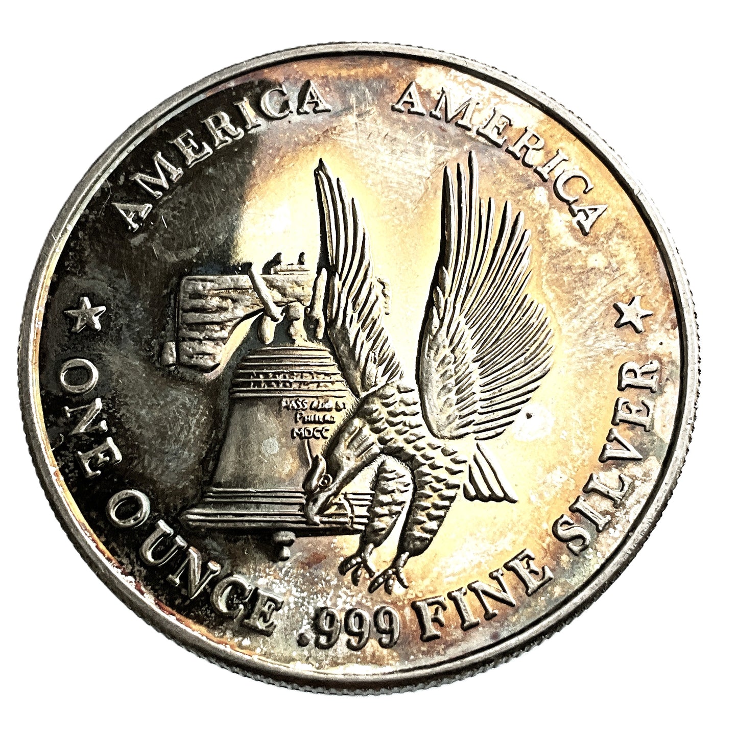 1 ozt Desert Storm Air Force 999 Silver Round