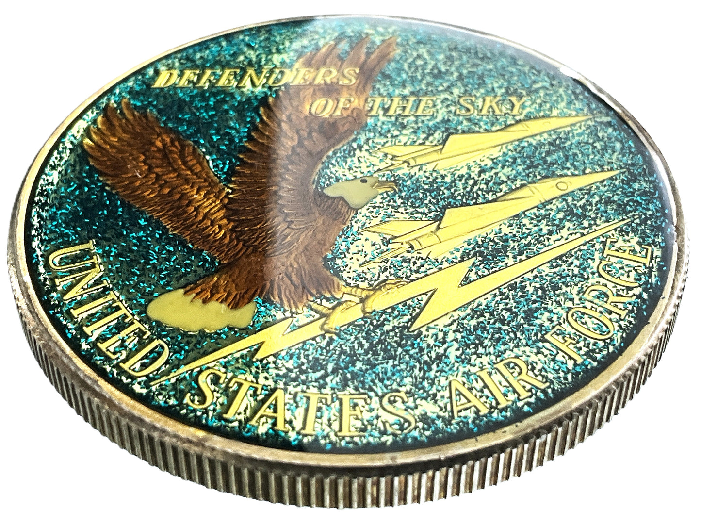 1 ozt Desert Storm Air Force 999 Silver Round