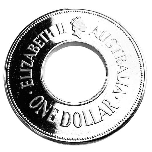 1 ozt Holey Dollar Australia 999 Silver $1