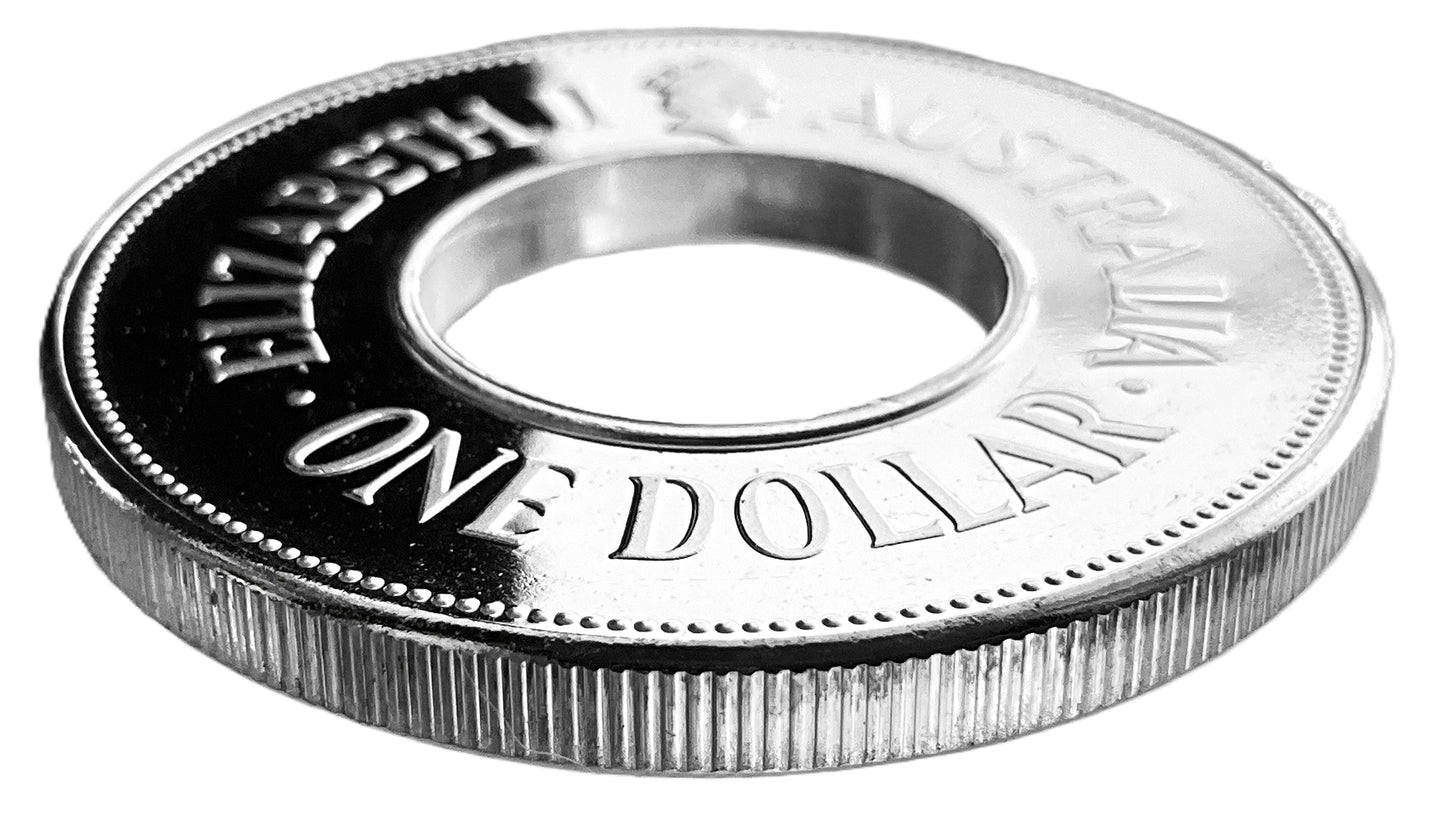 1 ozt Holey Dollar Australia 999 Silver $1