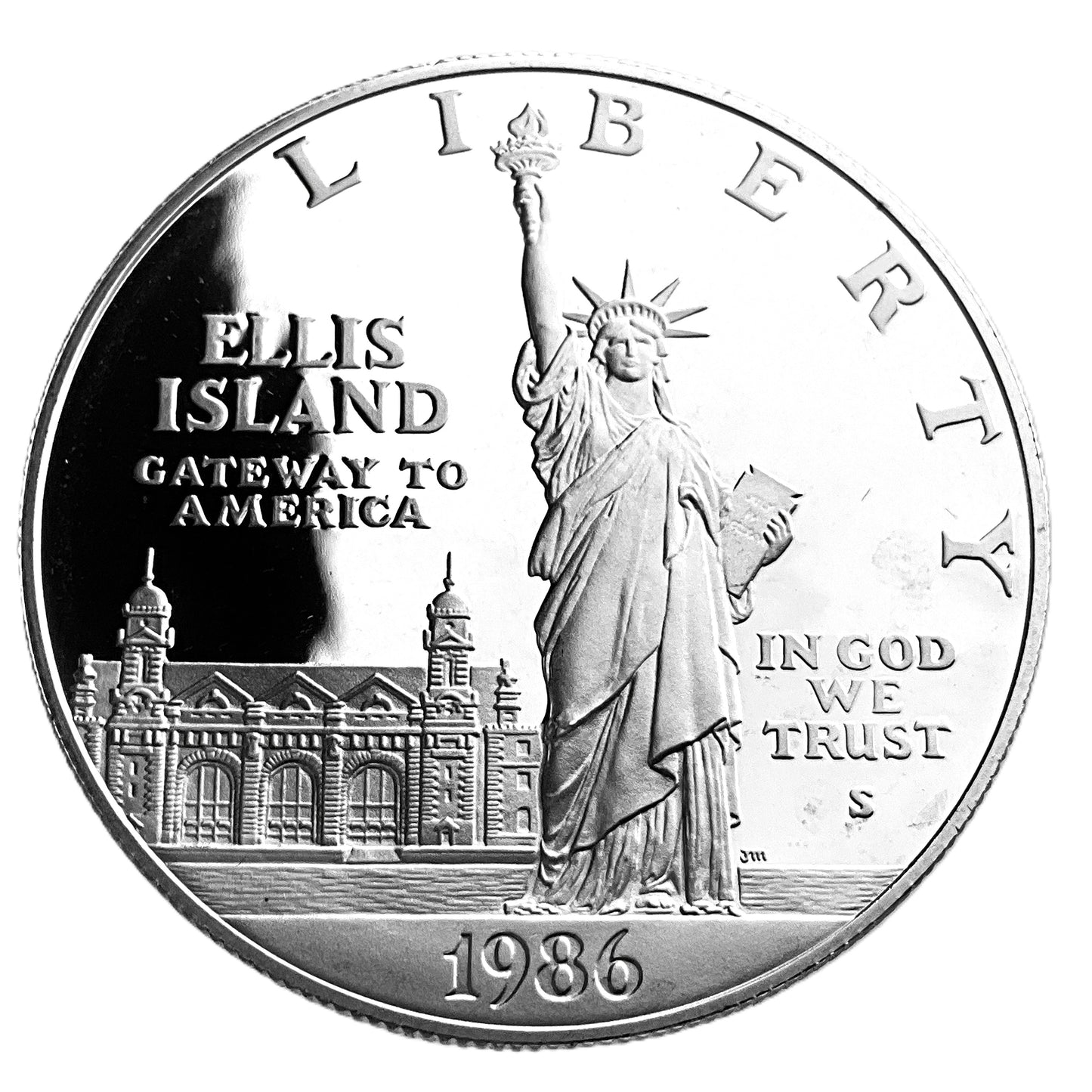 .7734 ozt Statue of Liberty Silver Coin $1